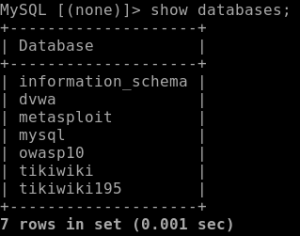 SQL_show databases