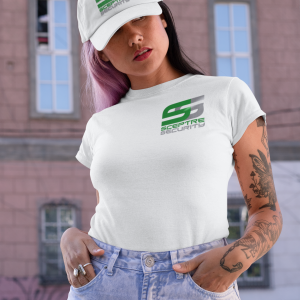 SS female hat tshirt white