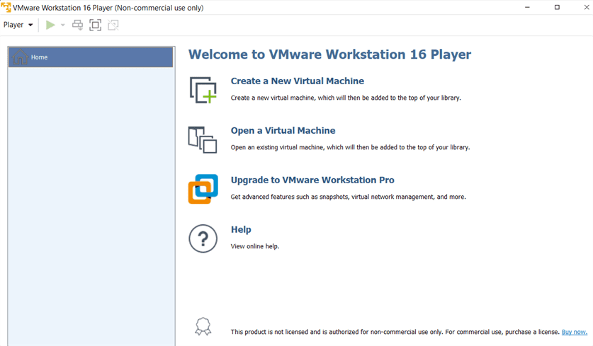 VMware workstation player