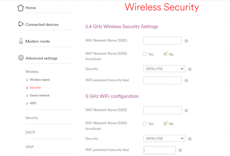 router network name